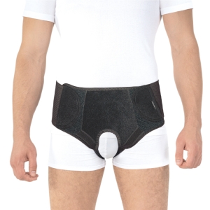 Бандаж протигрижовий паховий "Люкс" (універсальний), Торос Груп Тип 355 (чорний)