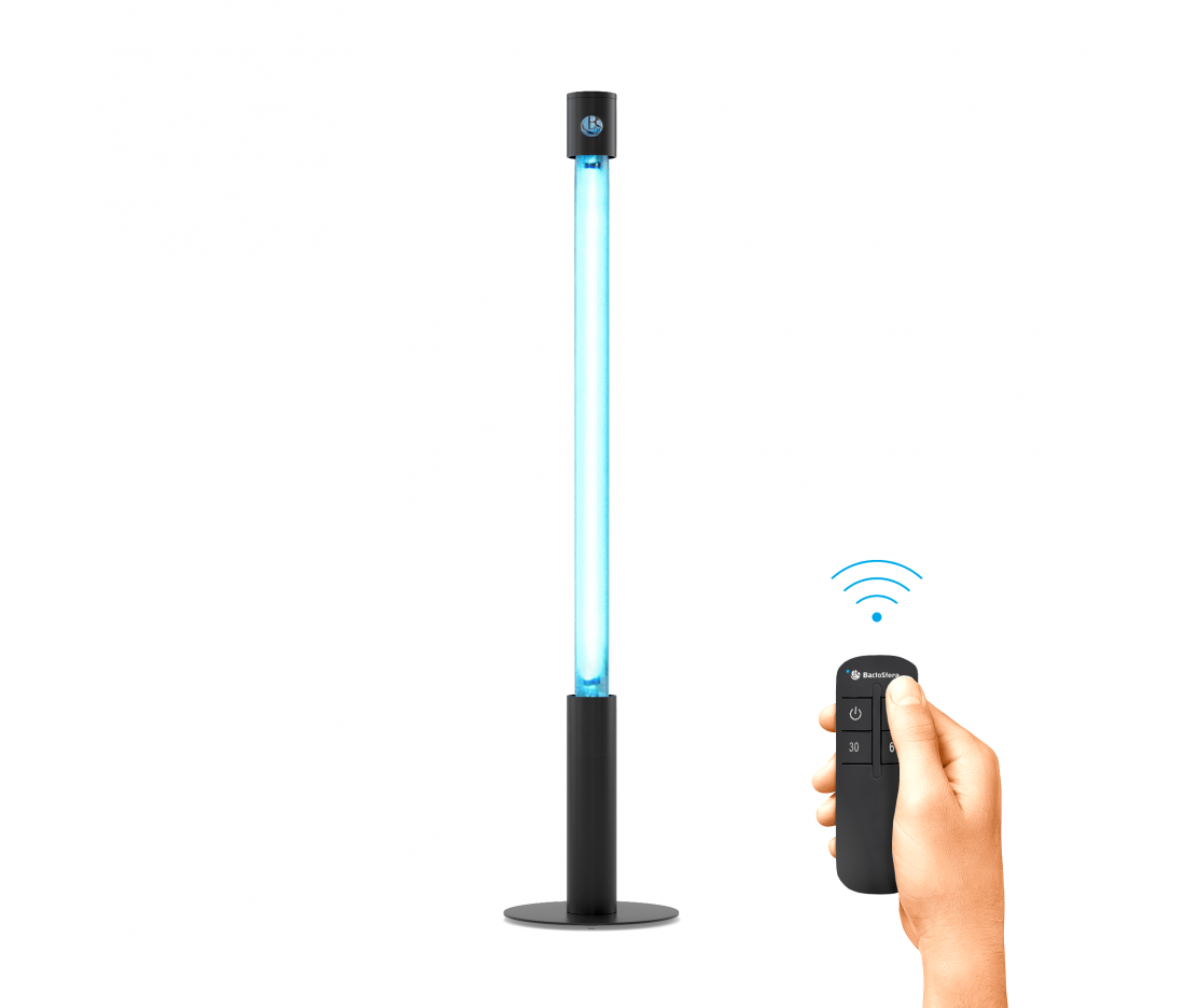 Бактерицидний опромінювач BactoSfera 360° 15 ECO RC-Timer Black Бактерицидний опромінювач BactoSfera 360° 15 ECO RC-Timer Black