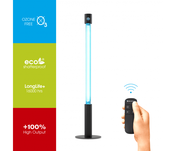 Бактерицидный облучатель BactoSfera 360° 25 ECO +100% RC-Timer Black