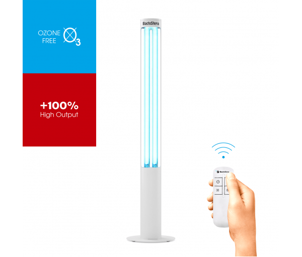 Бактерицидный облучатель BactoSfera 360° U60 +100% RC-TIMER White