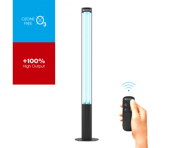 Бактерицидный облучатель BactoSfera 360° U95 +100% RC-TIMER Black