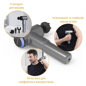 Ручний акумуляторний масажер для тіла та м'язів MG 500 Pro, Medisana Ручний акумуляторний масажер для тіла та м'язів MG 500 Pro, Medisana