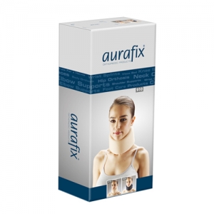 Бандаж для шеи Aurafix 910 мягкий, воротник Шанца (90 мм)
