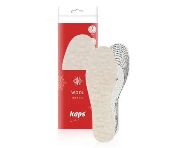 Зимние стельки для обуви (для вырезания) Kaps Wool