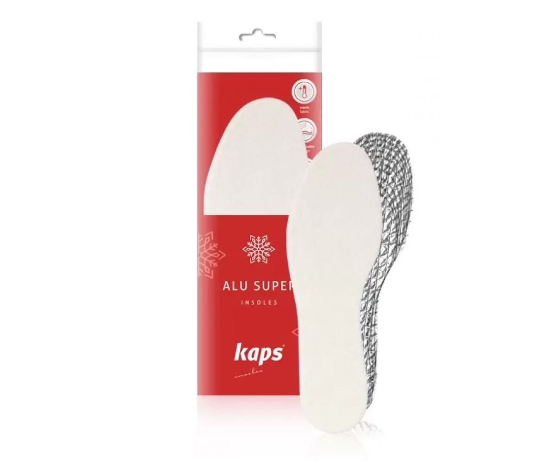Зимние стельки для обуви (для вырезания) Kaps Alu Super
