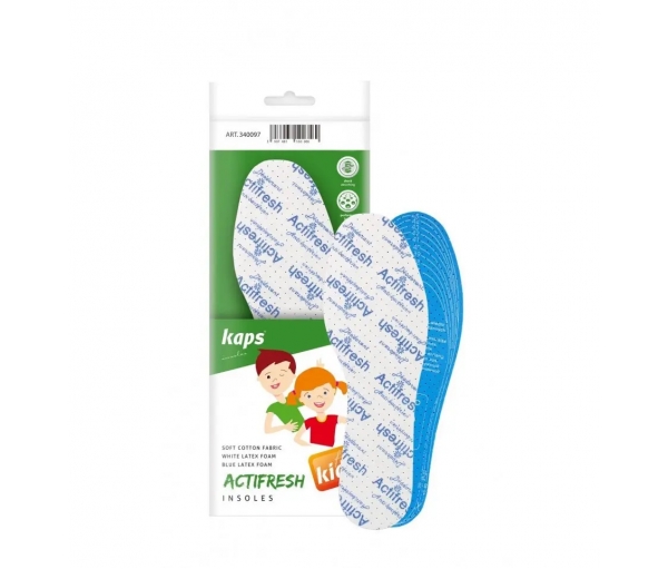 Детские гигиенические стельки (для вырезания) Kaps Actifresh Kids