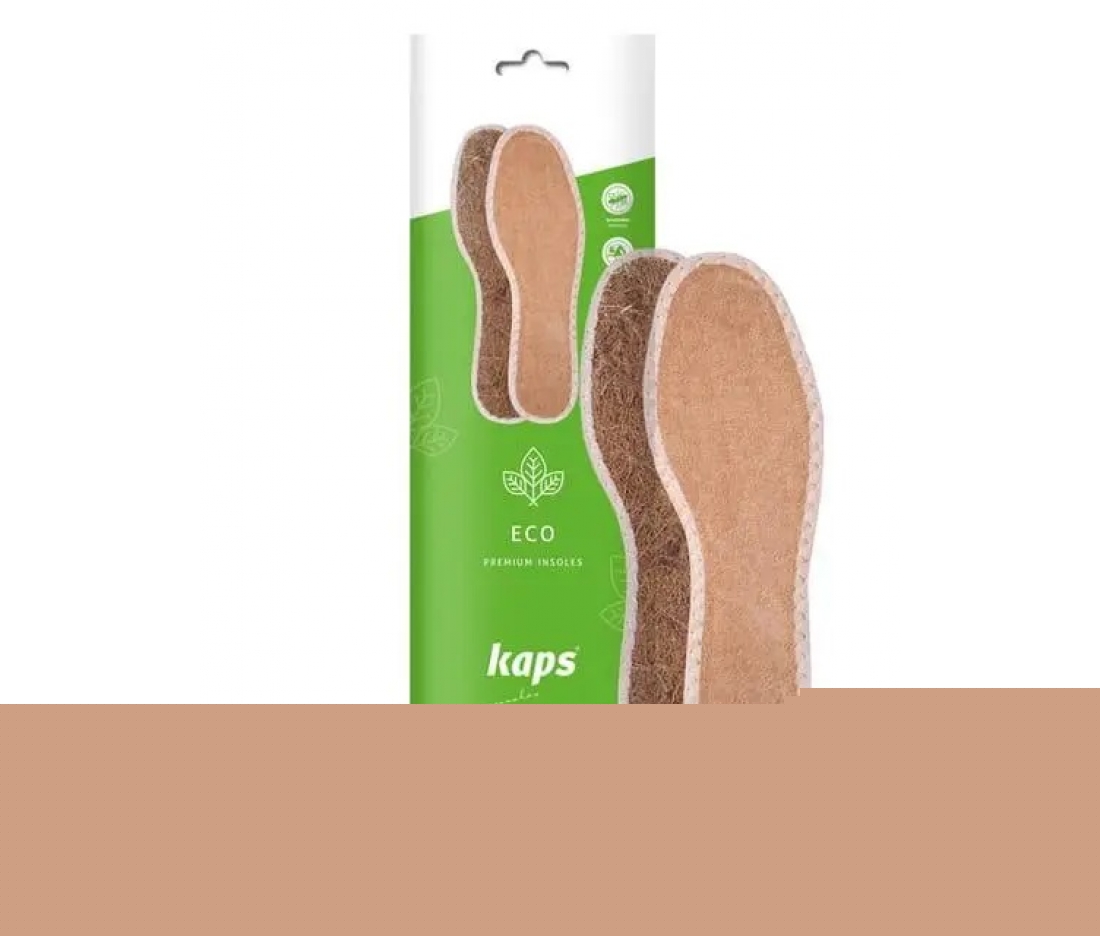 Гигиенические стельки для обуви из кокосового волокна Kaps Eco