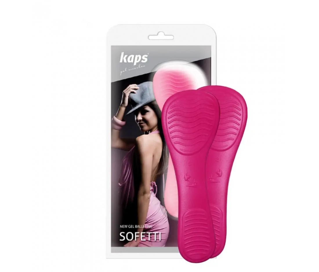 Гелевые стельки для обуви на высоких каблуках Kaps Sofetti Balletina Pink