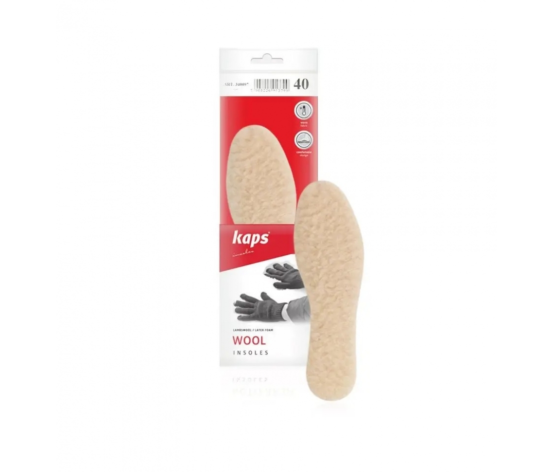 Зимние стельки для обуви Kaps Wool