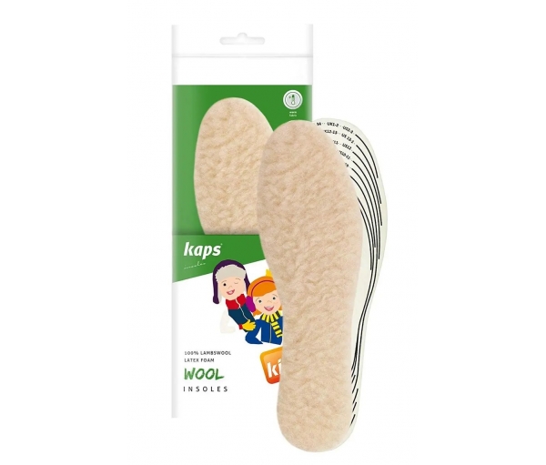 Детские зимние стельки Kaps Wool Kids