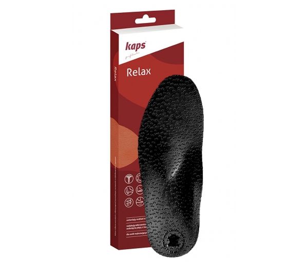 Ортопедические стельки для взрослых Kaps Relax Black