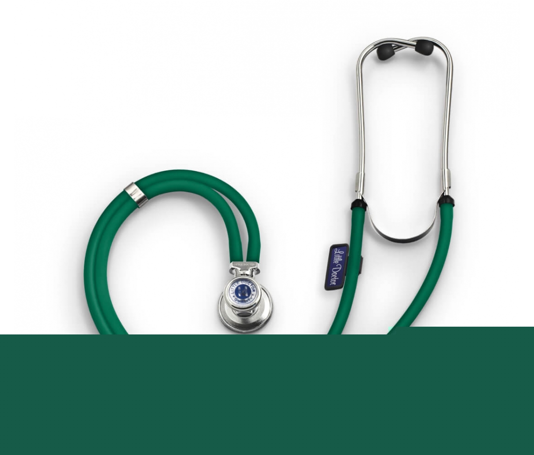 Стетофонендоскоп Раппапорта LD Special (56cм) Little Doctor зелений