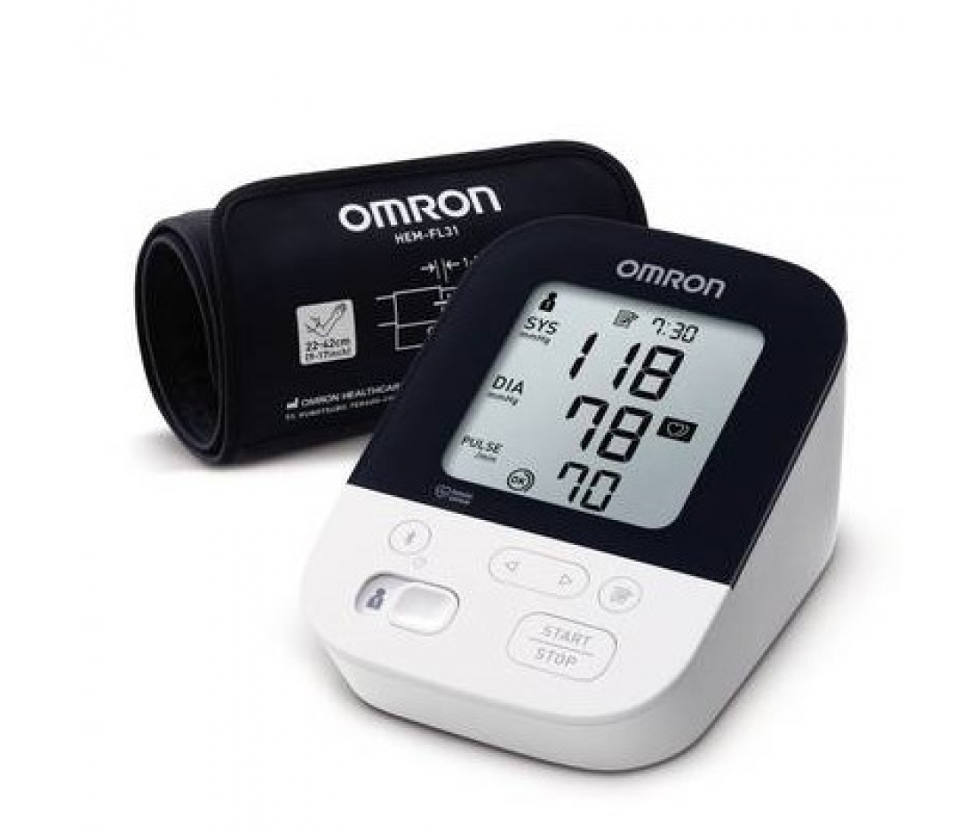 Автоматический тонометр OMRON M4 Intelli IT (HEM-7155T-EBK) Автоматический тонометр OMRON M4 Intelli IT (HEM-7155T-EBK)