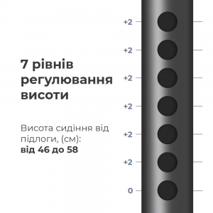 Стілець-туалет регульований по висоті, алюмінієвий OSD-BL730200