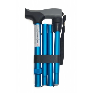 Тростина алюмінієва складна телескопічна Doctor Life 11874/F/SZ-BLU