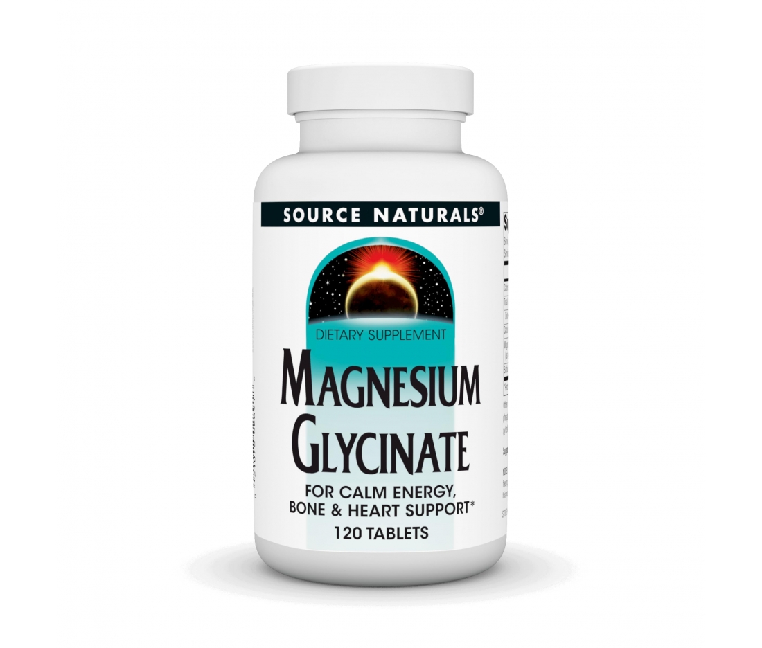 Магній гліцинат Source Naturals Magnesium Glycinate  (120 таблеток)