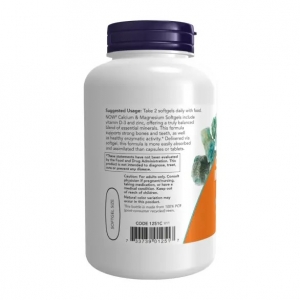 Комплекс кальцію та магнію з вітаміном D3 та цинком, Now Foods Calcium & Magnesium + D3 (120 капсул) Комплекс кальцію та магнію з вітаміном D3 та цинком, Now Foods Calcium & Magnesium + D3 (120 капсул)