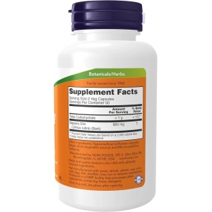 Слизький в'яз, при запаленні слизових оболонок, Now Foods Slippery Elm 400 mg (100 капсул)
