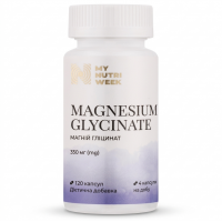 Магний глицинат для нервной системы My Nutri Week Magnesium Glycinate 350 mg 120 капсул