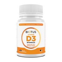 Витамин D3 для здоровья костей и зубов Biotus Vitamin D3 125 мкг 5000 МЕ 120 капсул