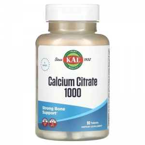 Кальцій цитрат для здоров'я кісток, KAL Calcium Citrate 1000 mg (90 таблеток) Кальцій цитрат для здоров'я кісток, KAL Calcium Citrate 1000 mg (90 таблеток)