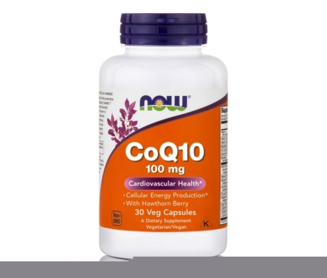 Коензим (вироблення клітинної енергії) Now Foods CoQ10 100 mg (30 капсул)