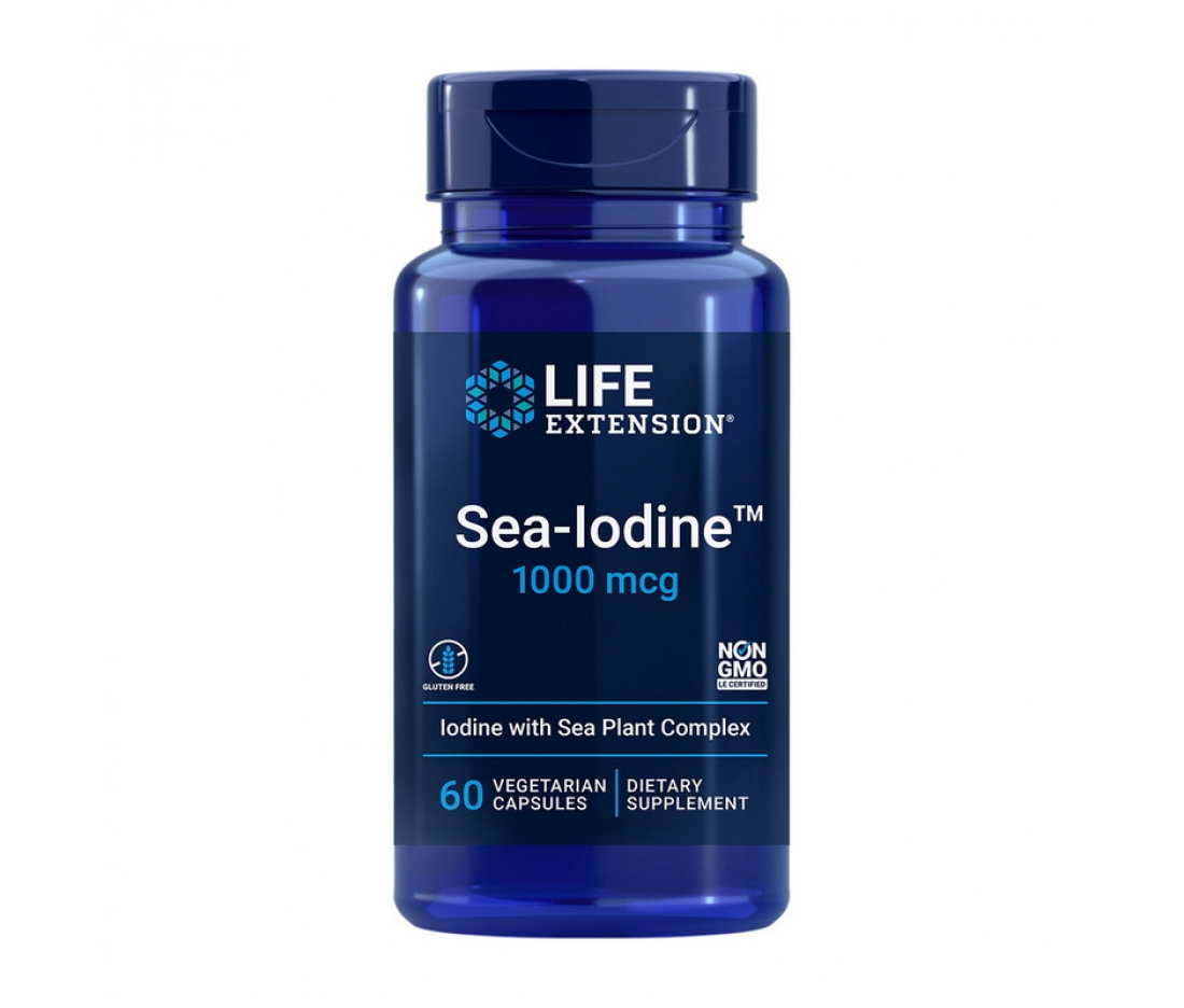 Йод у капсулах Life Extension Sea-Iodine 1000 mcg (60 капсул)