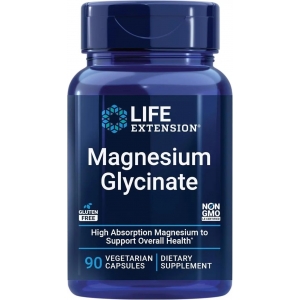 Гліцинат магнію Life Extension Magnesium Glycinate (90 капсул)