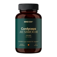 Гриб Кордицепс для энергии и выносливости Mind Shi Cordyceps Mushroom 1000 mg 60 капсул