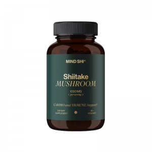 Гриб Шиїтаке для імунітету Mind Shi Shiitake Mushroom 1000 mg 60 капсул