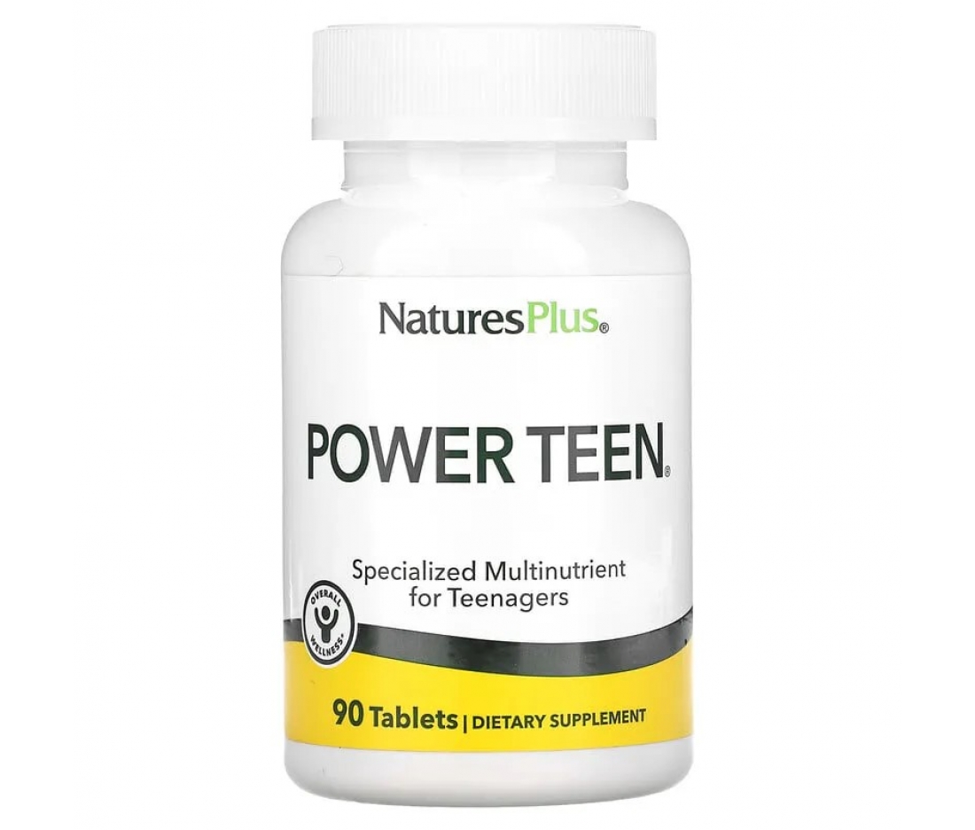 Вітаміни для підлітків Nature's Plus Power Teen, 90 таблеток