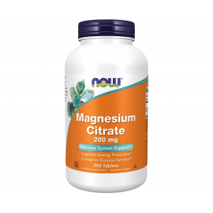 Магній Цитрат Magnesium Citrate 200 mg Now Foods (250 таблеток)