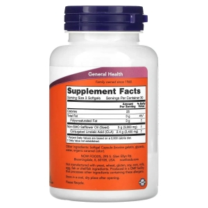 Жироспалювач (Кон'югована лінолева кислота) Now Foods CLA 800 mg (90 капсул) Жироспалювач (Кон'югована лінолева кислота) Now Foods CLA 800 mg (90 капсул)