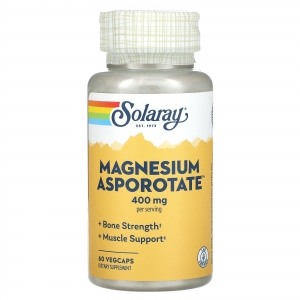 Магнію аспартат Magnesium Asporotate 400 mg Solaray (60 капсул)