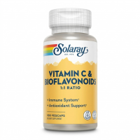 Витамин С и биофлавоноиды Solaray Vitamin C & Bioflavonoids 1:1 500 mg, 100 капсул
