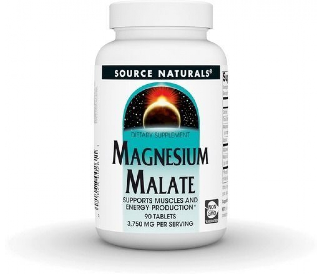 Магній малат Source Naturals Magnesium Malate 3,750 mg (90 таблеток)